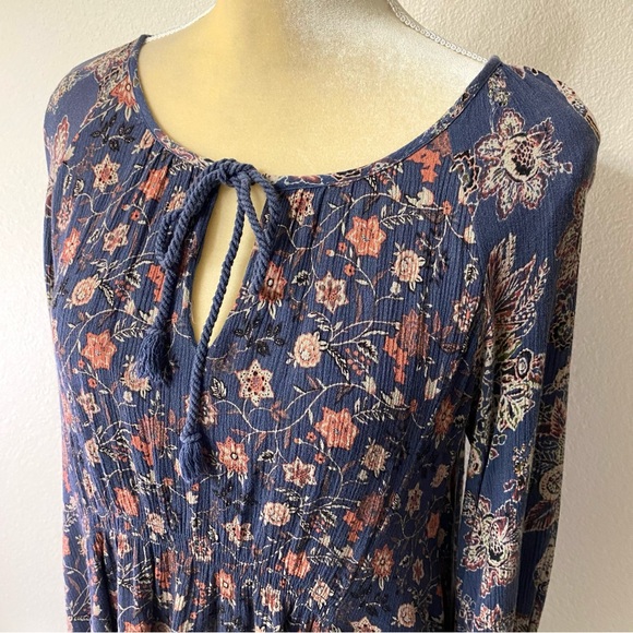 Free People Lucky Loosey Indigo Dress - Picture 4 of 9